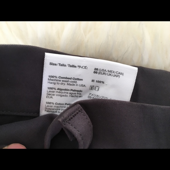 NWOT American Apparel Shorts Sz 25-26 Dark Navy - Picture 4 of 6